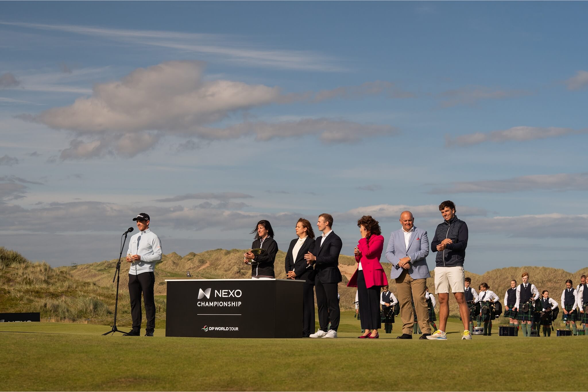 Nexo Championship award ceremony.